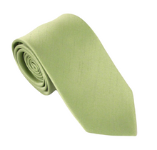 Avocado Green Green Slub Wedding Tie By Van Buck