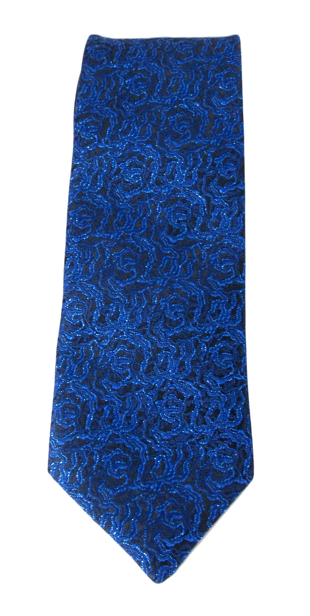 sparkly blue tie