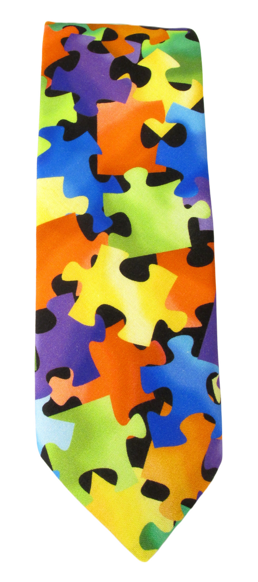 Three Rooker Puzzle Cube Krawatte – 3D Design, 100 % Mikrofaser, 57 Zoll Länge