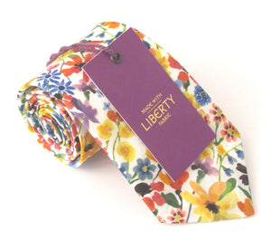 Dreams of Summer Multi Cotton Tie Made with Liberty Fabric