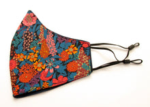 Ciara Orange Face Covering / Mask Made with Liberty Fabric