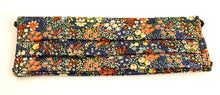 Elderberry Pleated Face Covering / Mask Made with Liberty Fabric