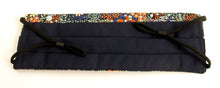 Elderberry Pleated Face Covering / Mask Made with Liberty Fabric