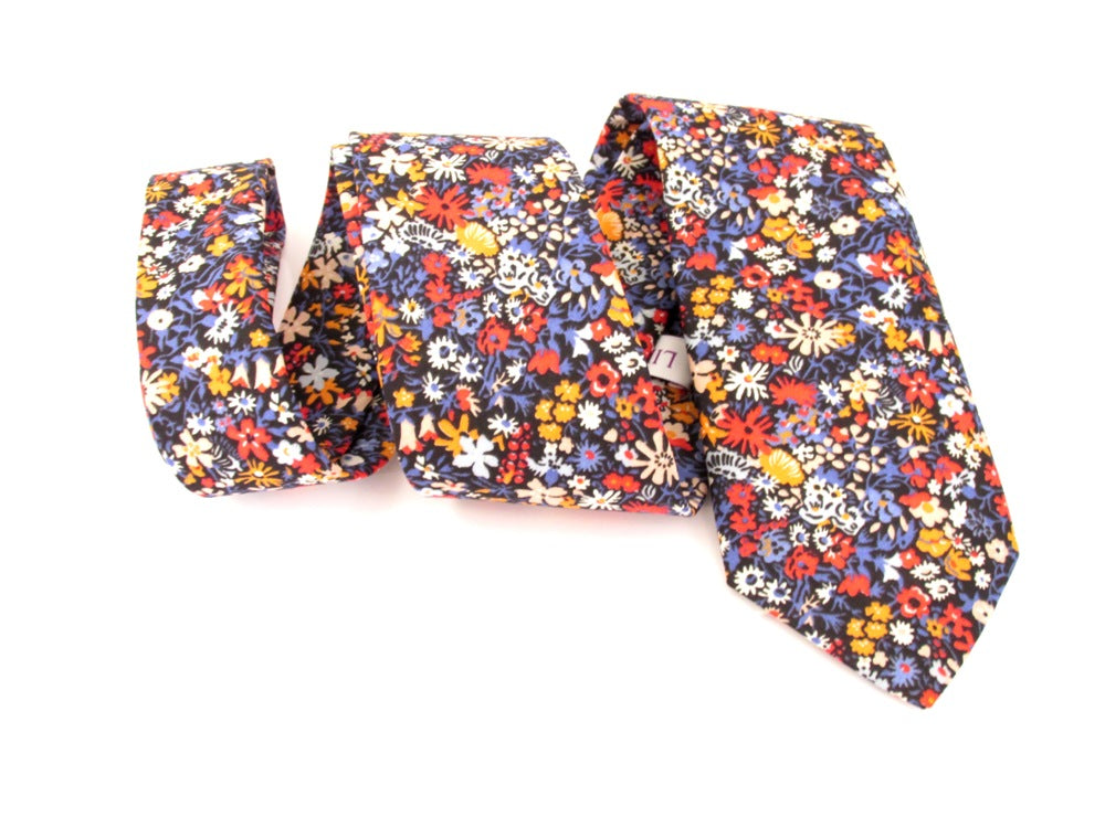 Floral Affair Cotton Tie Made With Liberty Fabric Liberty Tie