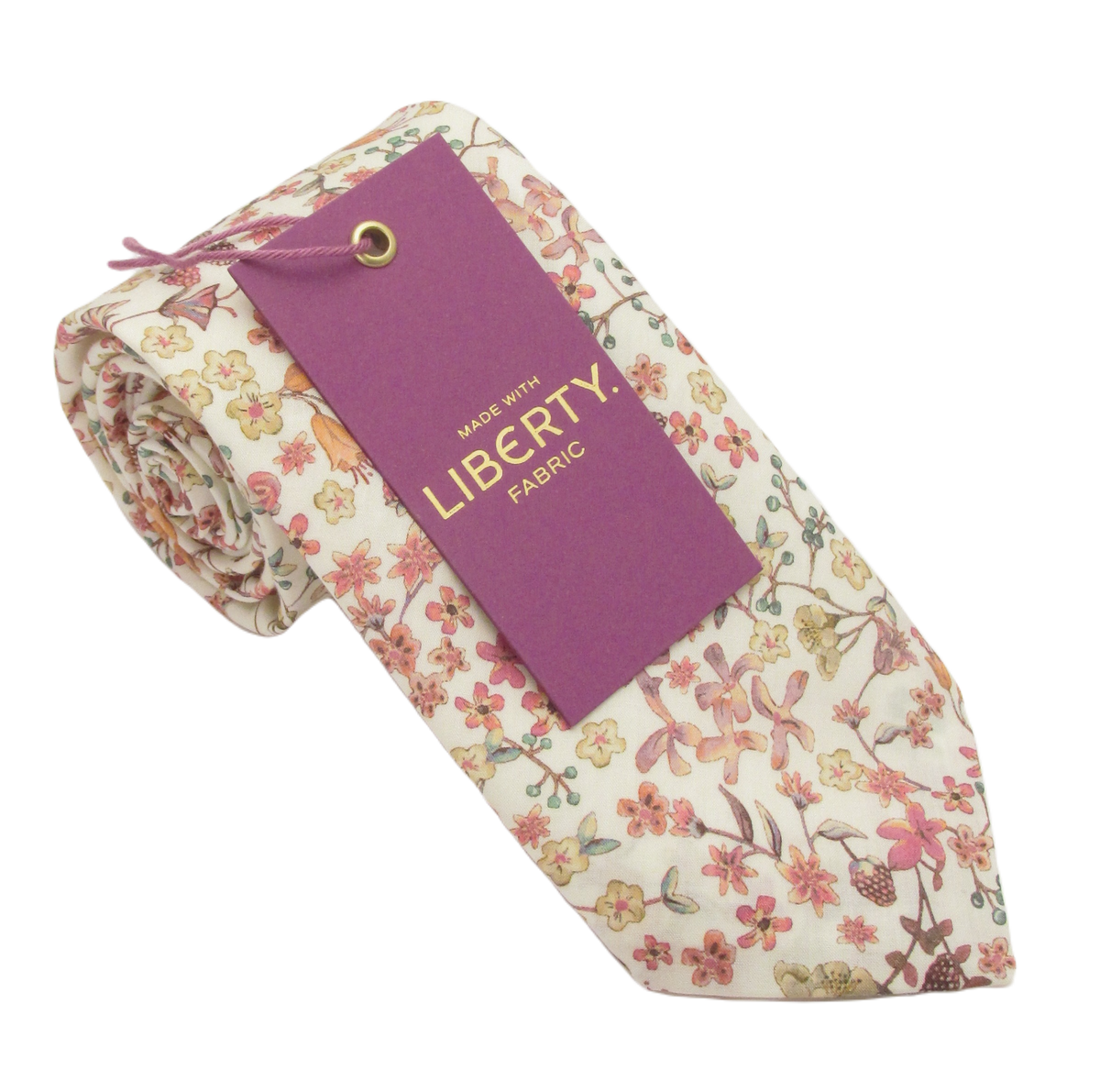 Leigh Beige Flower Tie Dress