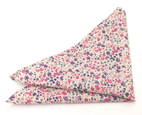 Phoebe Cotton Pocket Square Made with Liberty Fabric
