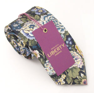 Elysian Day Silk Tie Made with Liberty Fabric