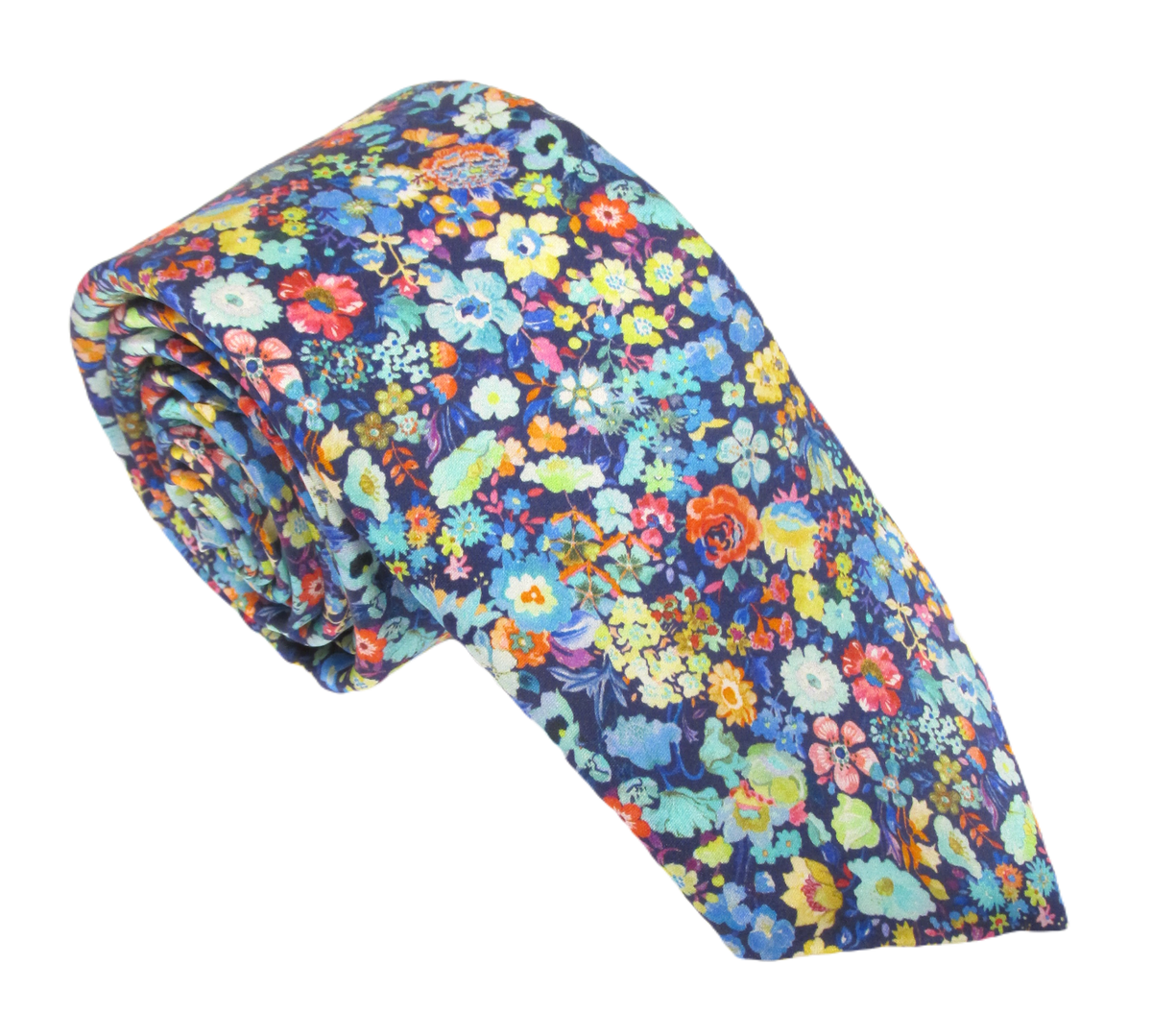 Classic Garden Silk Tie Made with Liberty Fabric Liberty Print Tie