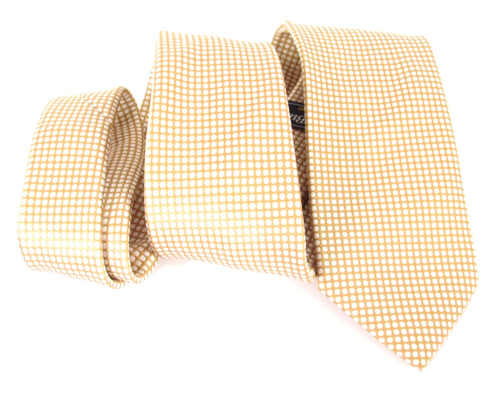 yellow gingham tie