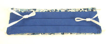 Elysian Day Blue Pleated Face Covering / Mask Made with Liberty Fabric