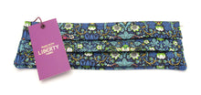 Face Mask Pleated Strawberry Thief Green Made with Liberty Fabric