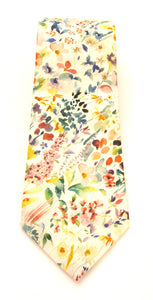 Felda Multicoloured Cotton Tie Made with Liberty Fabric 