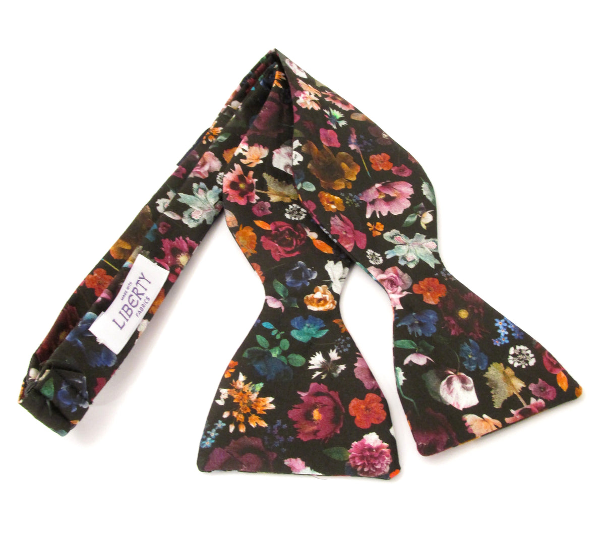 Red, Black and Gold Tartan Self Tie Bow Tie | Texture Ties