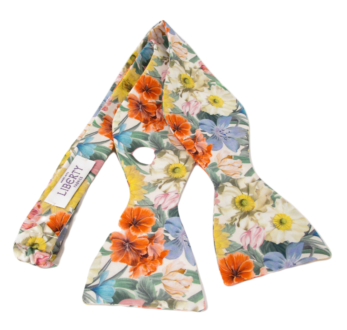Liberty Print Meadow Melody Self Tie Bow Tie by Van Buck | Liberty Print Self Tie Bow Tie – Van ...
