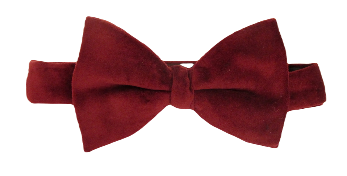 Wine Velvet Tie by Van Buck Pink Bow Tie Wedding Bow Tie Bow Tie