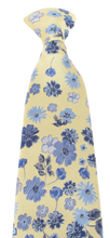 Lemon Floral Paisley Clip On Tie by Van Buck 
