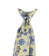 Lemon Floral Paisley Clip On Tie by Van Buck