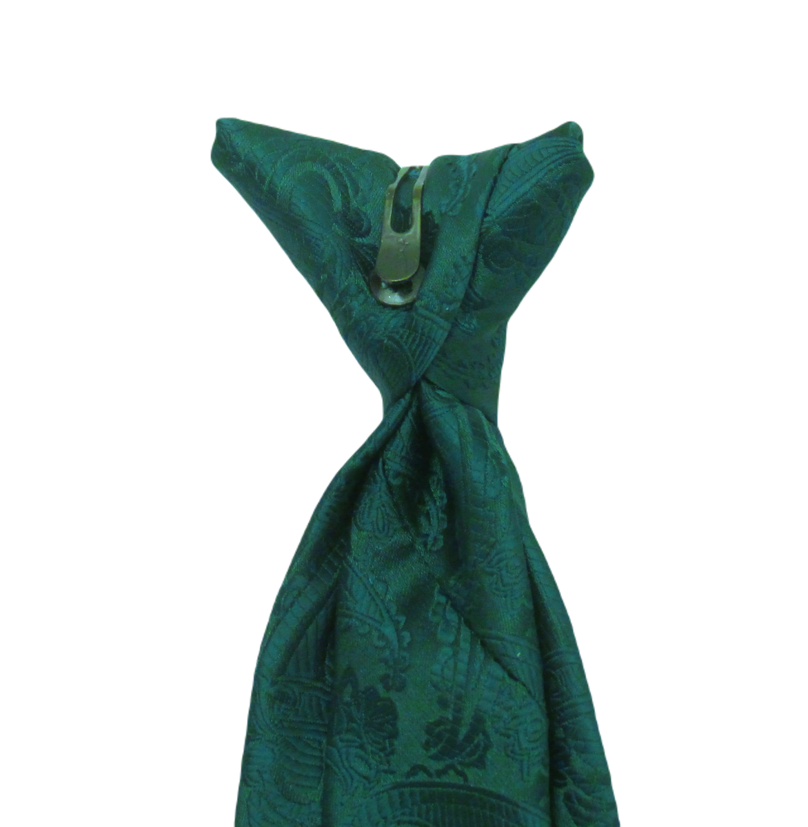 Forest Paisley Clip on Tie by Van Buck Van Buck England