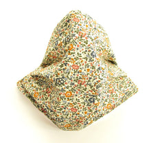 Face Mask Pleated Liberty Print Katie & Millie Tan