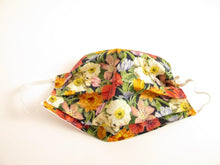 Liberty Print Blooms Pleated Face Covering / Mask