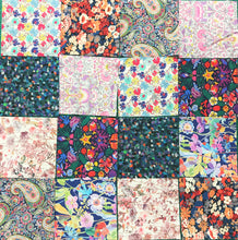 Bag of 36 Assorted Patchwork Liberty Fabric Pieces