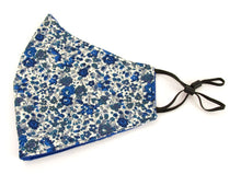 Emma & Georgina Blue Face Covering / Mask Made with Liberty Fabric