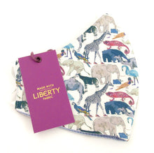 Queue For The Zoo Face Covering / Mask Made with Liberty Fabric