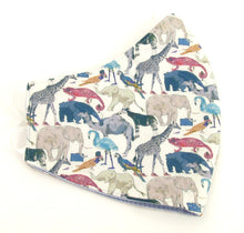 Queue For The Zoo Face Covering / Mask Made with Liberty Fabric