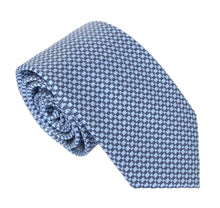 Blue Neat Squares Tie by Van Buck