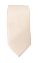 Blush Pink Satin Wedding Tie by Van Buck