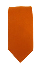 Burnt Orange Wool Tie by Van Buck