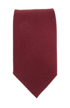 Dark Wine Wool Tie by Van Buck