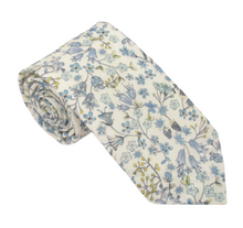 Donna Leigh Blue Organic Cotton Tie Made with Liberty Fabric