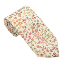 Donna Leigh Pink Organic Cotton Tie Made with Liberty Fabric