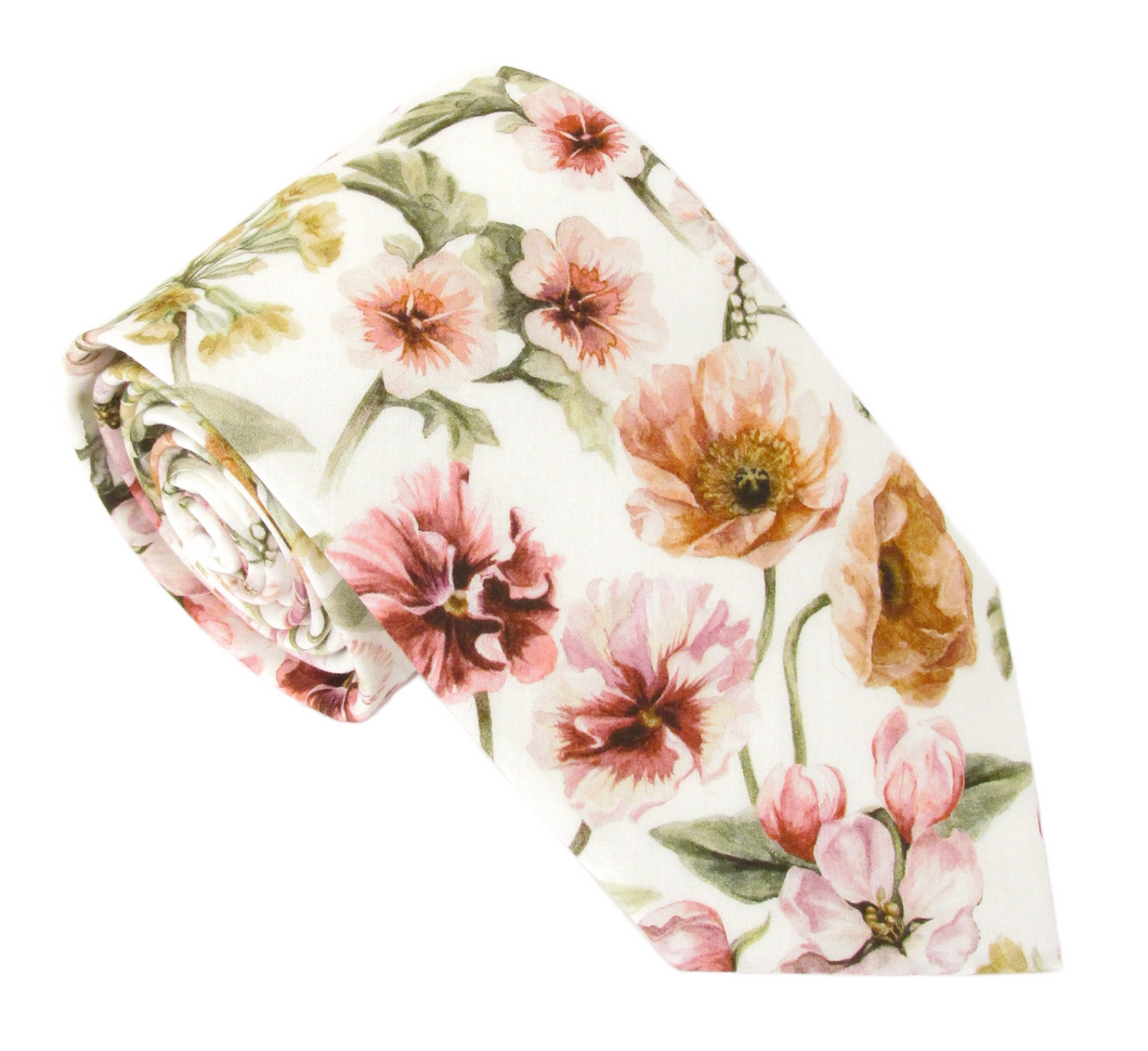 Fairytale Cotton Tie Made with Liberty Fabric