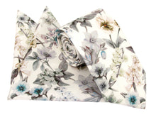 Fairytale Lilac & Sage Cotton Tie & Pocket Square Made with Liberty Fabric