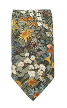 Faria Green Cotton Tie Made with Liberty Fabric