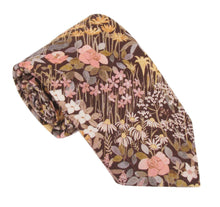 Faria Pink Cotton Tie Made with Liberty Fabric