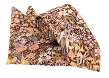 Faria Pink Cotton Tie & Pocket Square Made with Liberty Fabric