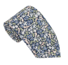 Faye Cotton Tie & Pocket Square Made with Liberty Fabric