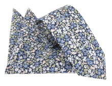 Faye Cotton Tie & Pocket Square Made with Liberty Fabric