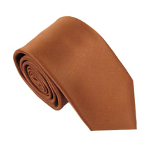 Hazelnut Satin Wedding Tie by Van Buck