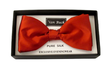 Red Silk Bow Tie by Van Buck