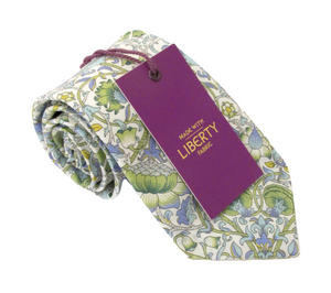 Strawberry Thief Tie & Trouser Braces Set Made with Liberty Fabric