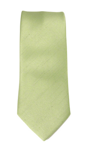 Avocado Green Green Slub Wedding Tie By Van Buck