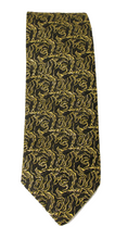Sparkly Gold Rose Tie by Van Buck