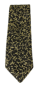 Sparkly Gold Vine Tie by Van Buck
