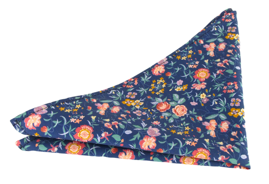 Merrifield Cotton Pocket Square Made with Liberty Fabric
