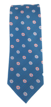 Blue & Pink Medallion Fancy Tie by Van Buck
