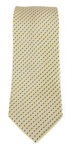 Yellow Neat Patterned Tie by Van Buck